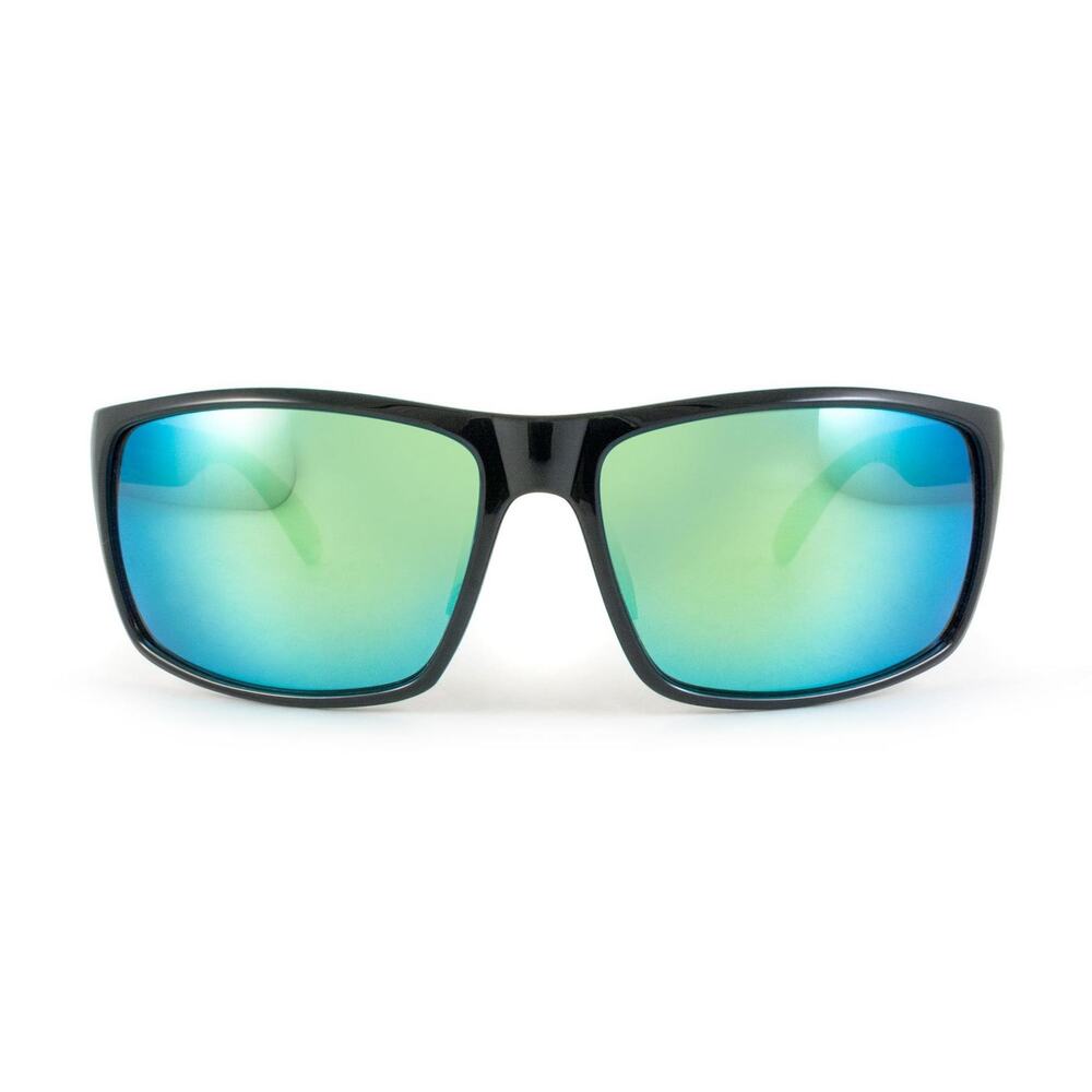 Sundog Men's Black Frame, Reflective Polarized Golf Sunglasses NWT